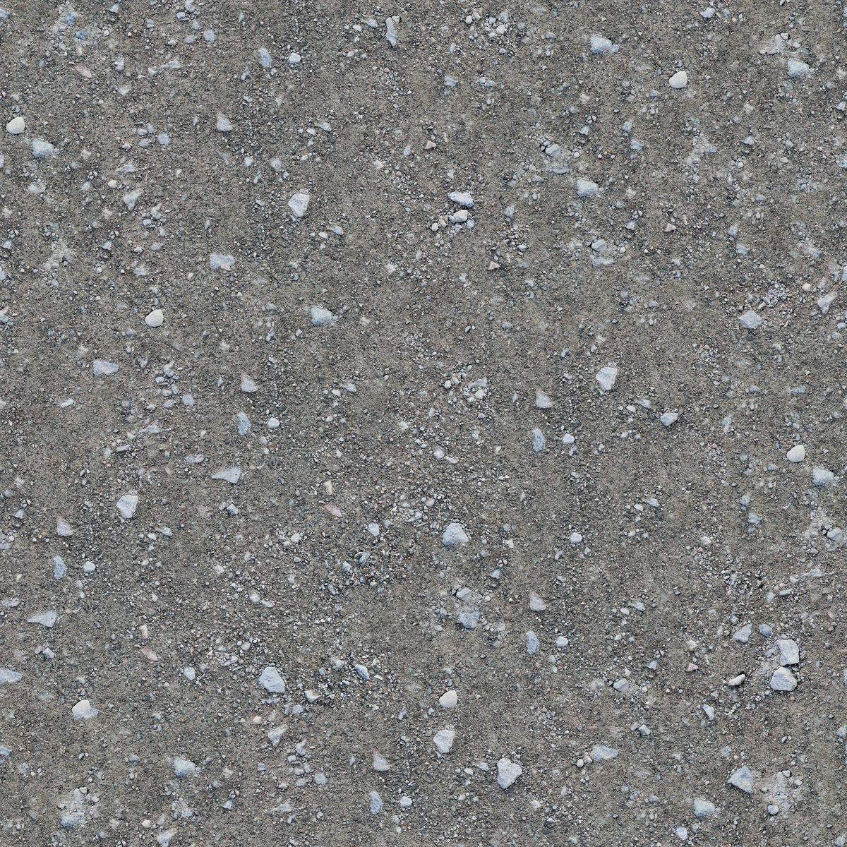 Silver grey resin bound aggregate surface close up